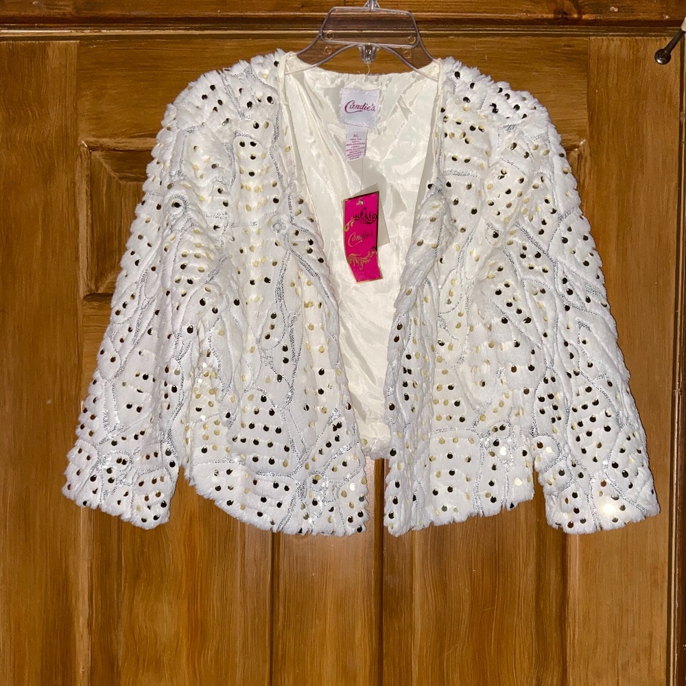 White Faux Fur Jacket